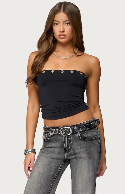 Edikted Dahna Grommet Tube Top