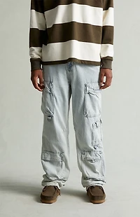 Pacsun Dylan Baggy Jeans Cargo Light Indigo