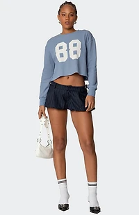 Edikted 88 Waffle Long Sleeve T-Shirt