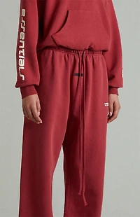 Fear of God ESSENTIALS Women's Crimson Classic Fleece Sweatpants