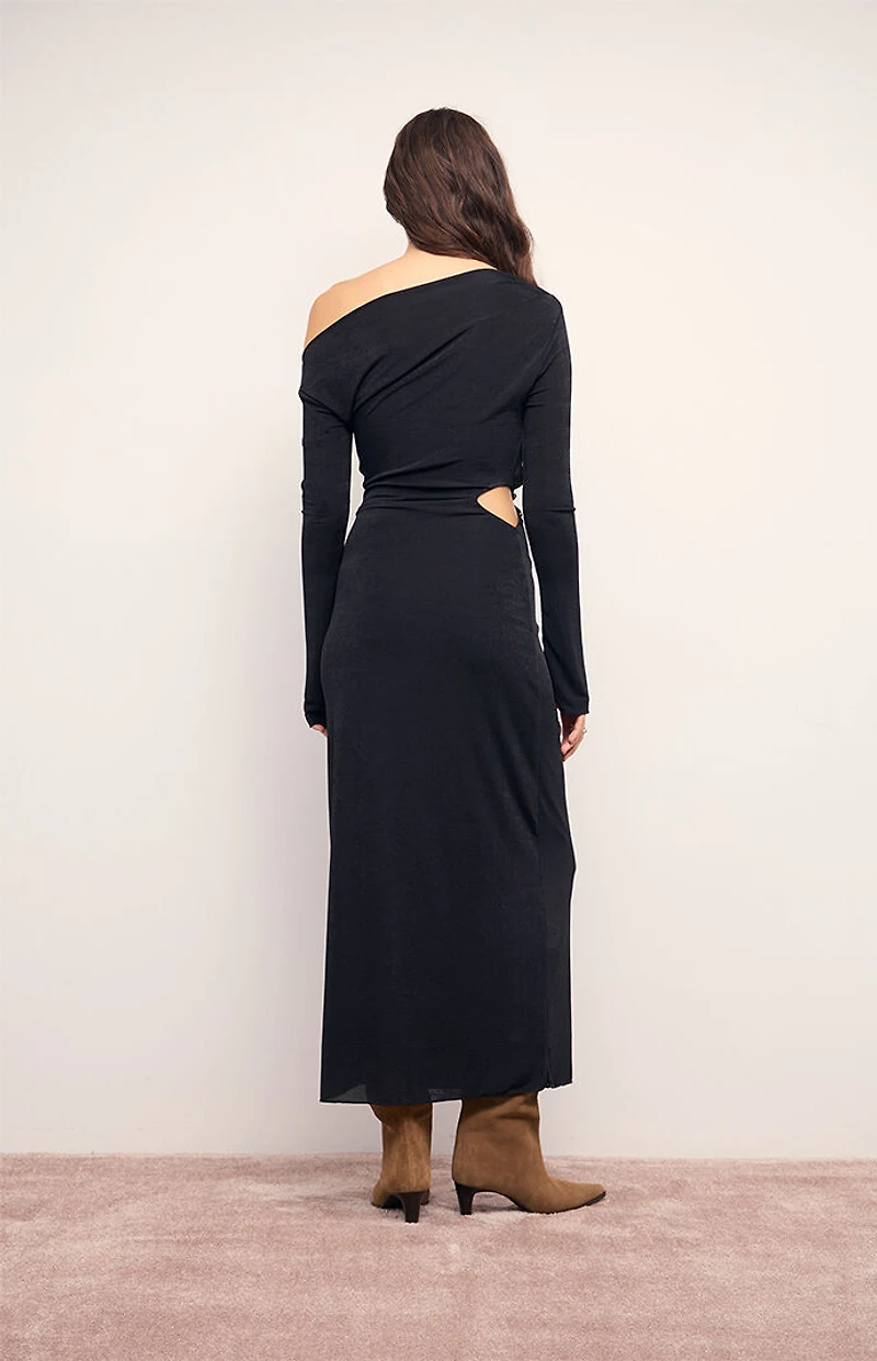 MINKPINK Maren Jeweled Asymmetrical Maxi Dress