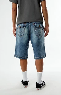 True Religion Vinny SN Flap Ultra Baggy Denim Shorts
