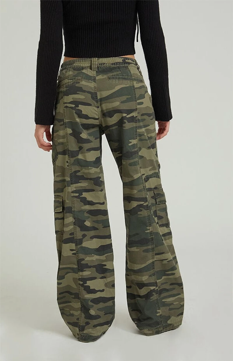 Pacsun Camouflage Lightweight Low Rise Baggy Pants