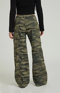 Pacsun Camouflage Lightweight Low Rise Baggy Pants