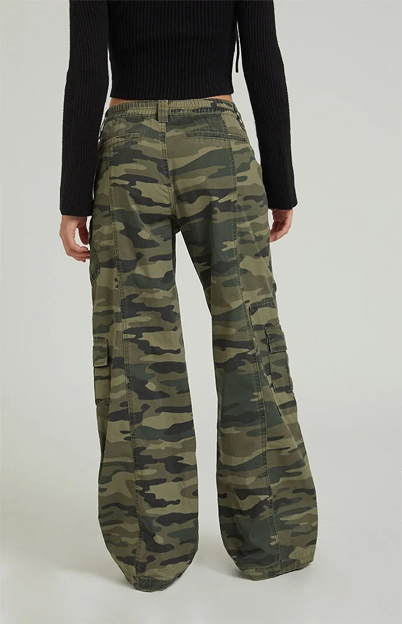 Pacsun Camouflage Lightweight Low Rise Baggy Pants