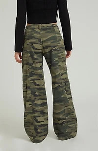 Pacsun Camouflage Lightweight Low Rise Baggy Pants