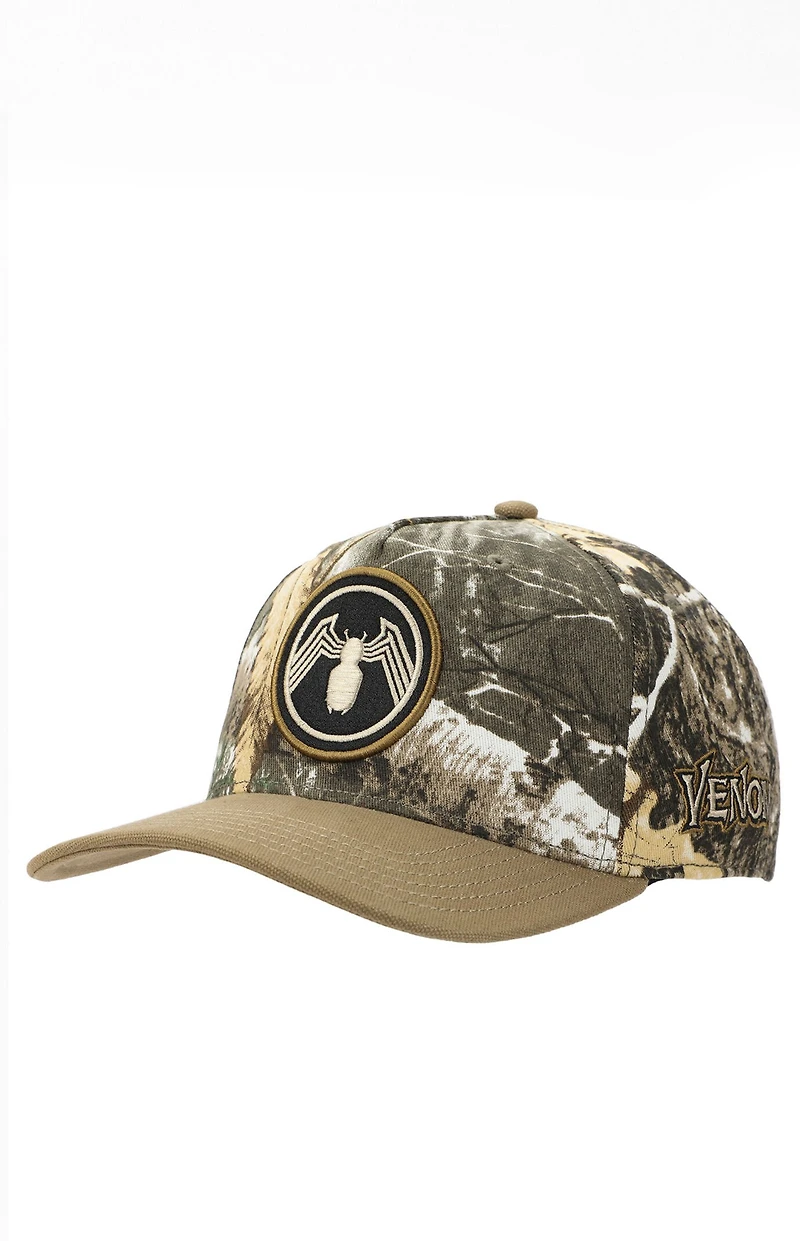 Venom Camo Embroidered Logo Snapback Hat