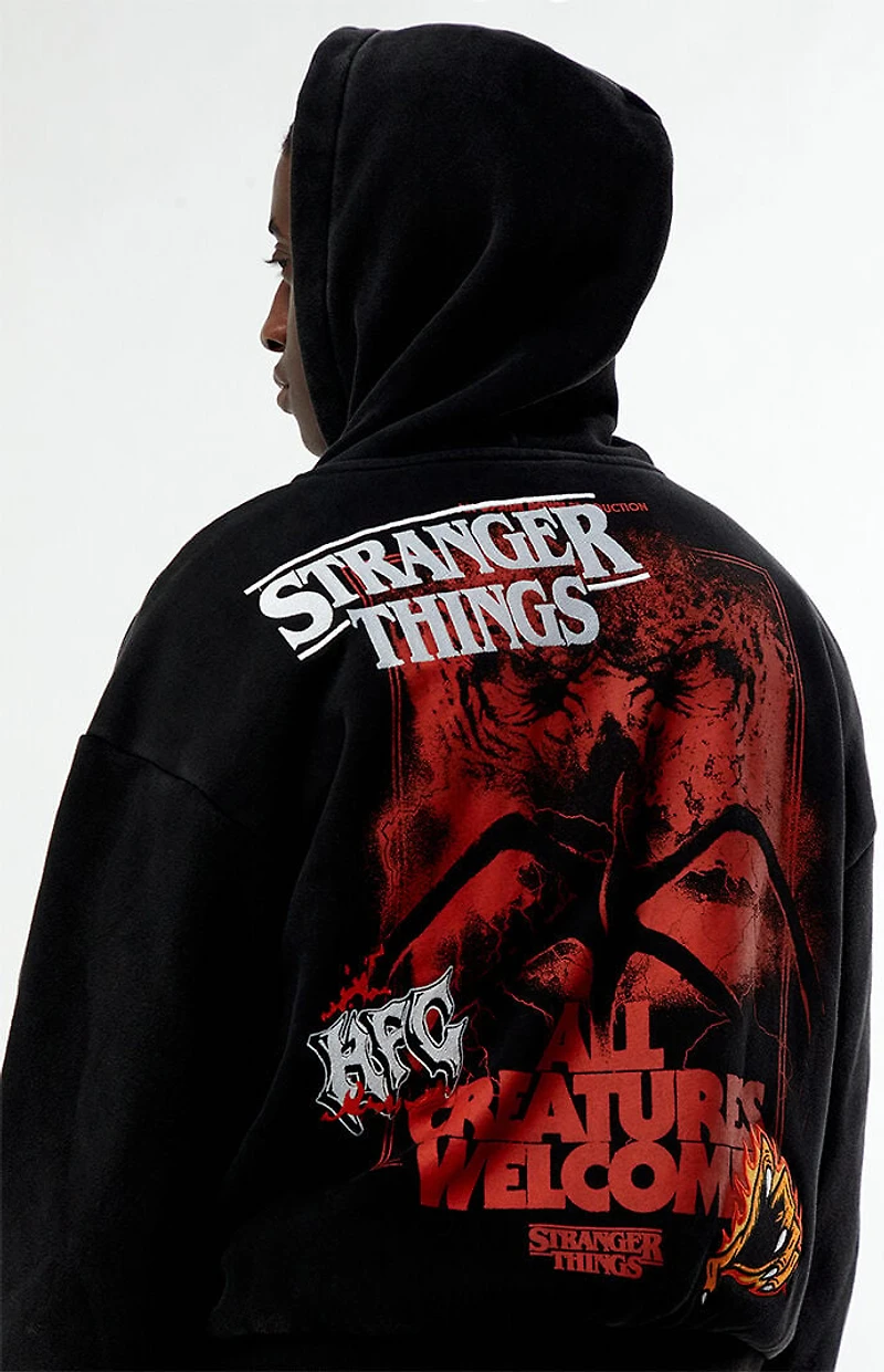 Netflix x Stranger Things Creatures Welcome Zip Up Hoodie