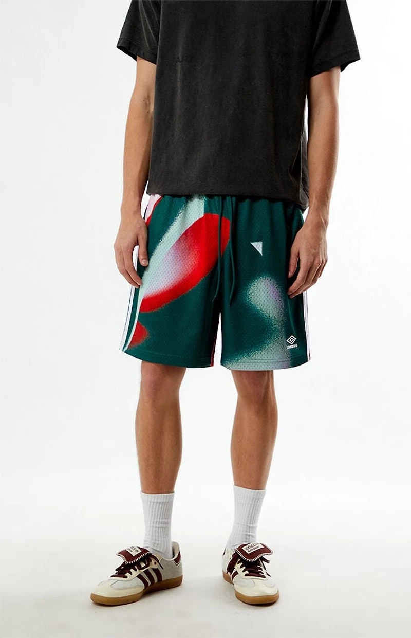 Umbro x PacSun Green Taty Mesh Shorts
