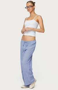 Edikted Petite Olivia Striped Loose Fit Pants