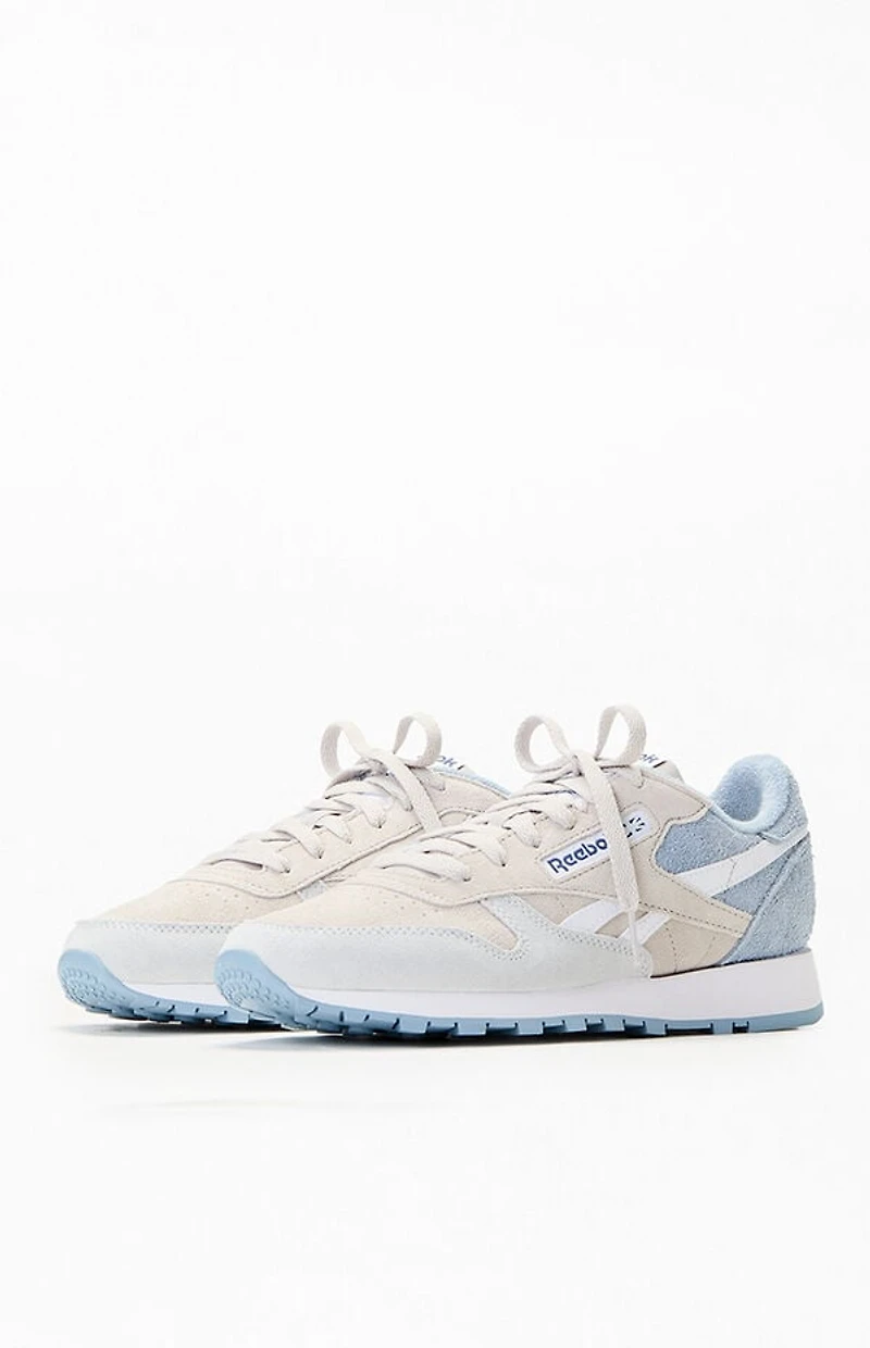 Reebok Women's Blue Classic Suede Sneakers