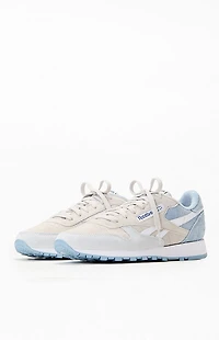 Reebok Women's Blue Classic Suede Sneakers
