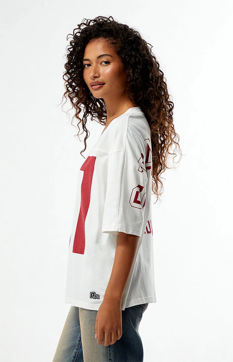 HYPE & VICE Stanford Cardinal Football Oversized T-Shirt