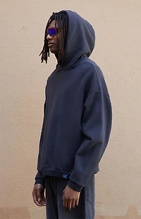 A.R.C. Black Vintage Wash Heavyweight Oversized Fleece Hoodie