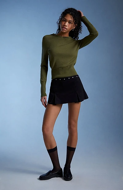 Third Charm Riley Knit Hoodie