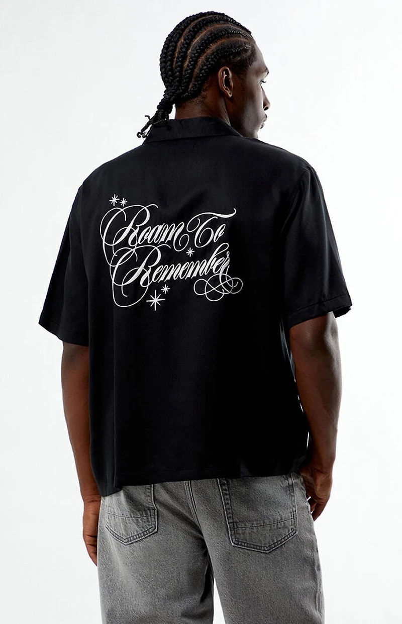 Pacsun Roam To Remember Oversized Resort Camp Shirt