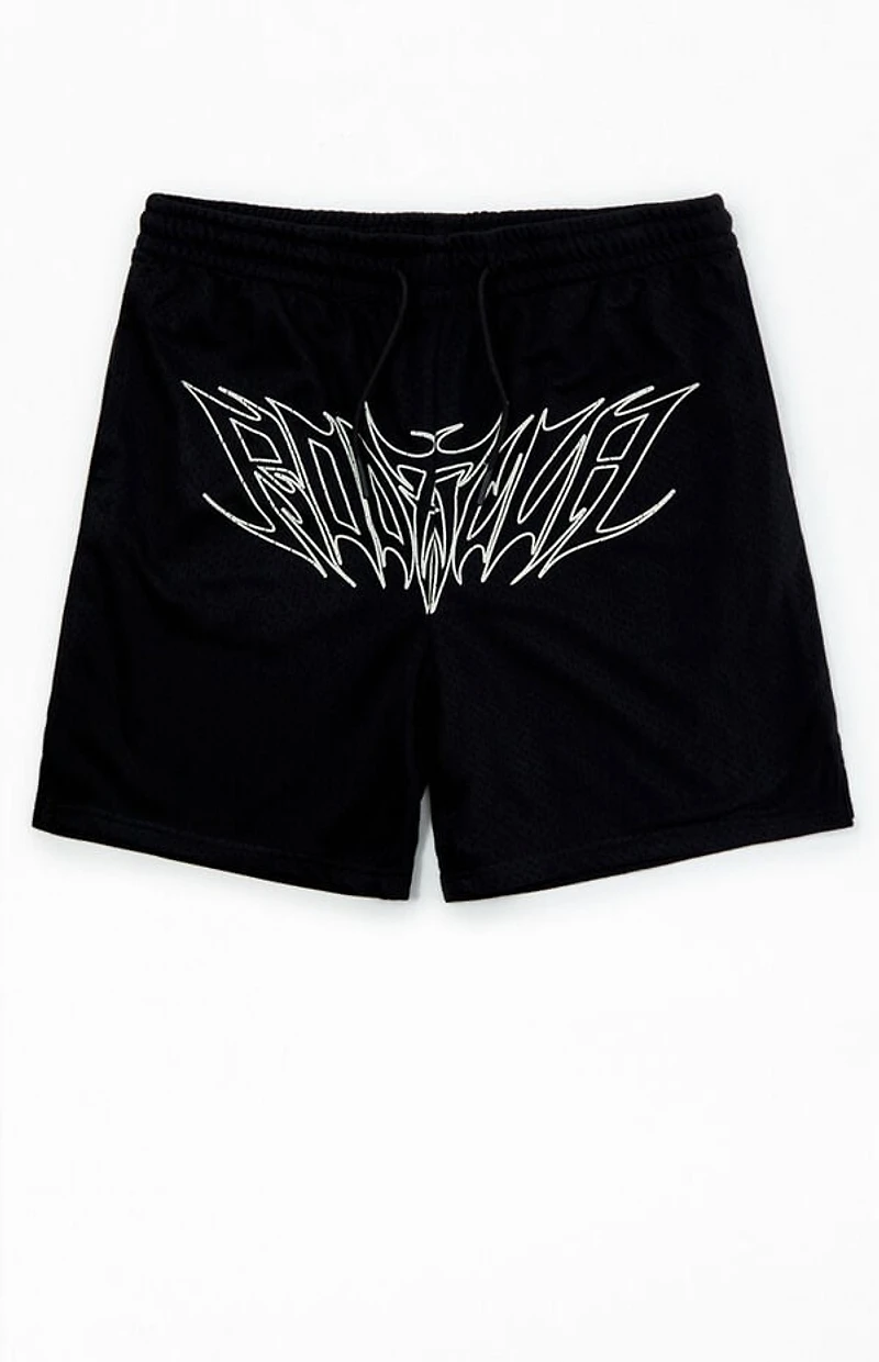 RODMAN BRAND Star Script Mesh Shorts