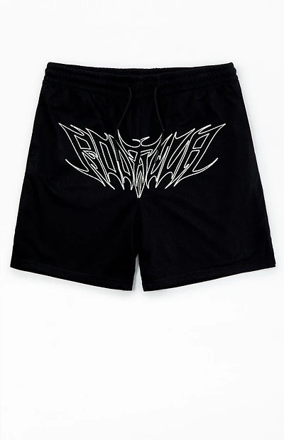 RODMAN BRAND Star Script Mesh Shorts