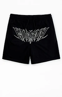 RODMAN BRAND Star Script Mesh Shorts