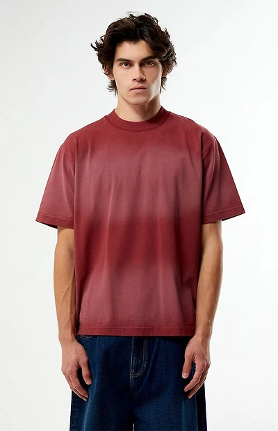 Pacsun Red Premium Potassium Wash T-Shirt
