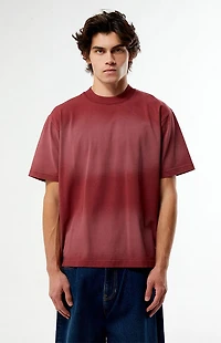 Pacsun Red Premium Potassium Wash T-Shirt
