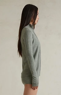 Fear of God ESSENTIALS Women’s Concrete Heather Ribbed Jacket