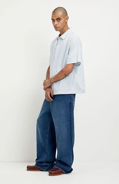 Pacsun Blake Extreme Baggy Jeans Medium Blue