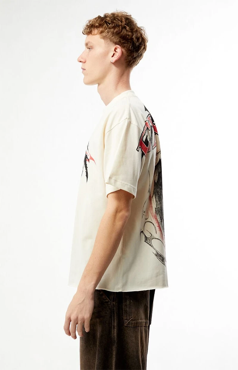 Pacsun Exile Cropped Boxy T-Shirt