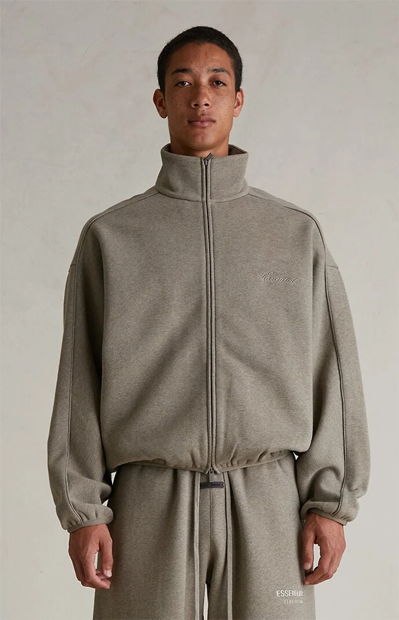 Fear of God ESSENTIALS Homestead Heather Modern Fleece Track Jacket