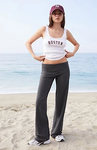 John Galt Dark Gray Priscilla Flare Pants