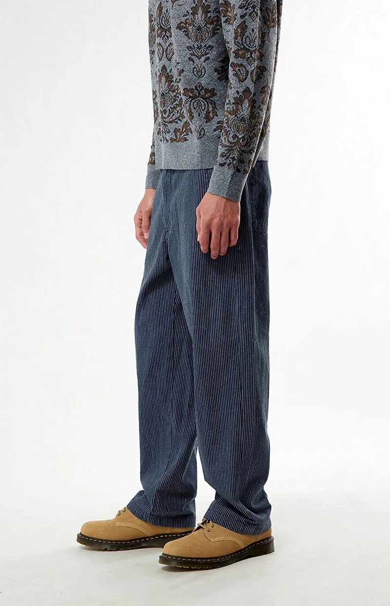 Rhythm Hickory Striped Work Pants