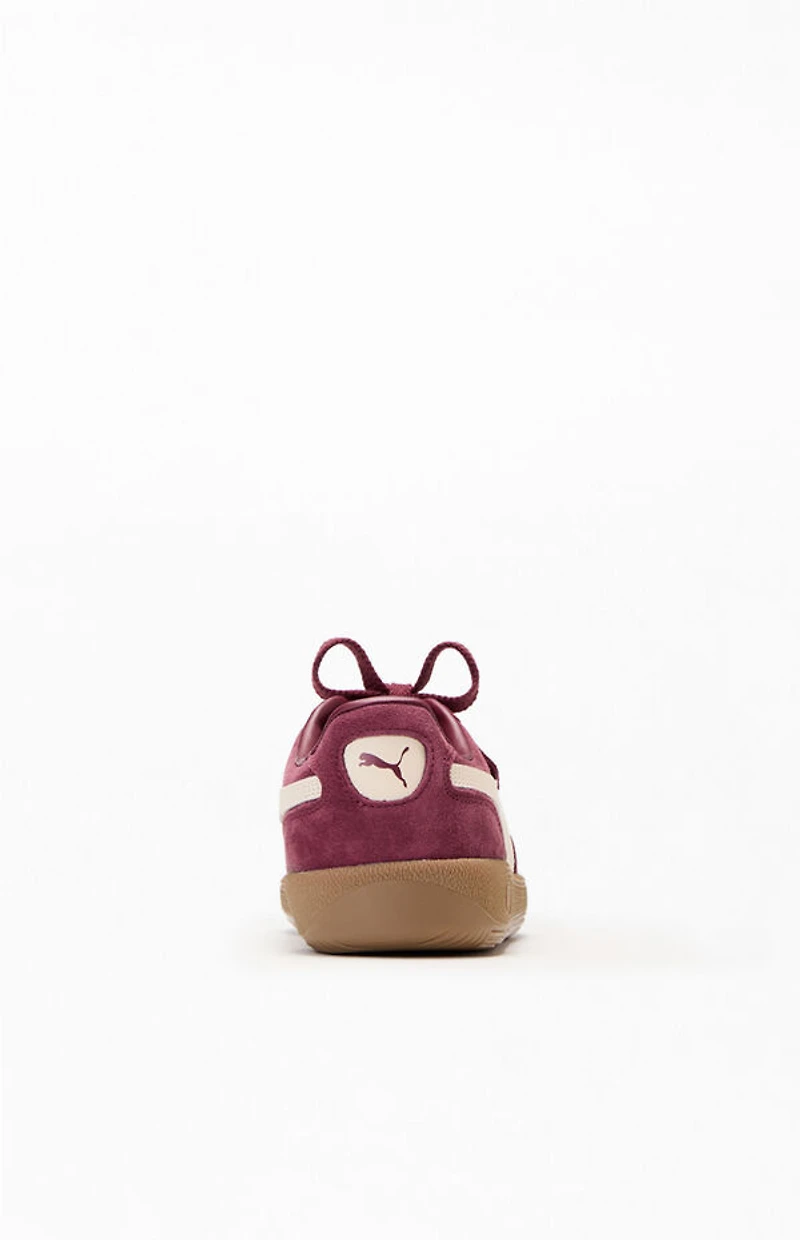Puma Burgundy Palermo Leather Shoes