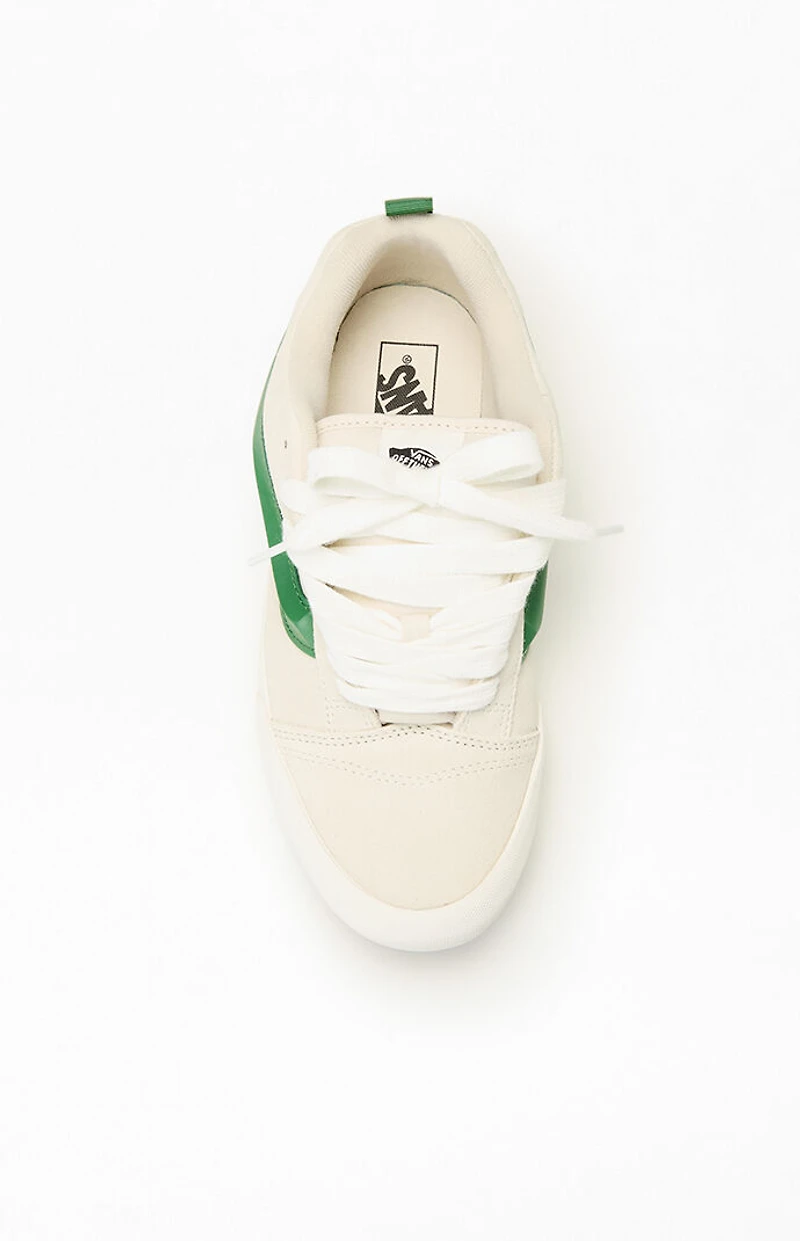 Vans Green & White Knu Skool Shoes