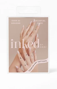 Inked by Dani Celestial Temporary Tattoo Pack
