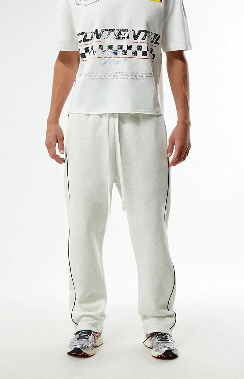 Pacsun Gray Piping Track Sweatpants