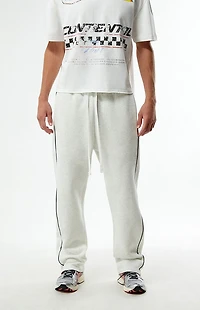 Pacsun Gray Piping Track Sweatpants