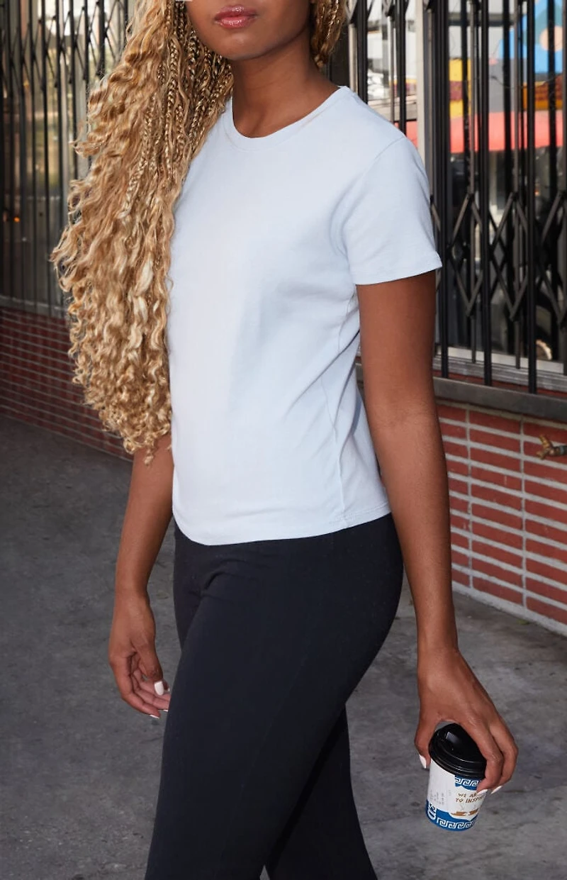 John Galt Light Blue Short Sleeve T-Shirt