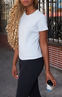 John Galt Light Blue Short Sleeve T-Shirt