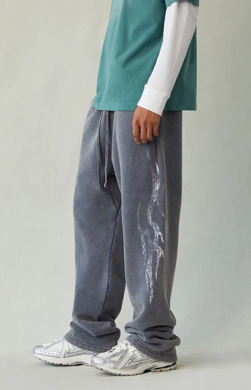 Pacsun Tribal Fleece Baggy Sweatpants
