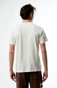 Pacsun Cream Solid Soft Oversized T-Shirt