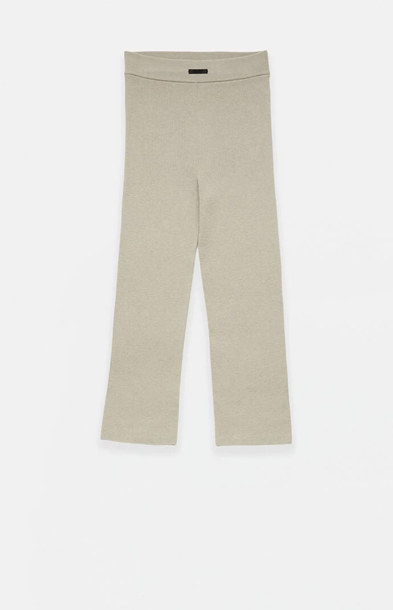 Fear of God ESSENTIALS Women's Seal Ribbed Knit Capri Leggings