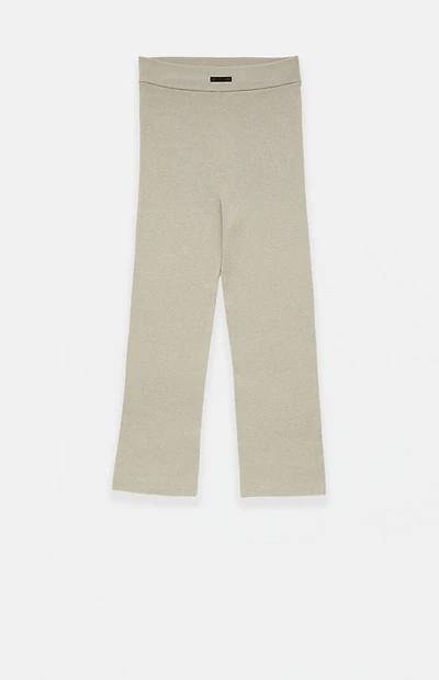 Fear of God ESSENTIALS Women's Seal Ribbed Knit Capri Leggings