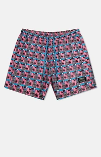 WeSC America Inc Zack Paradise Lost Scenery AOP 5" Swim Trunks