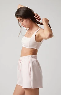 PAC 1980 Active Pink Sweat Shorts