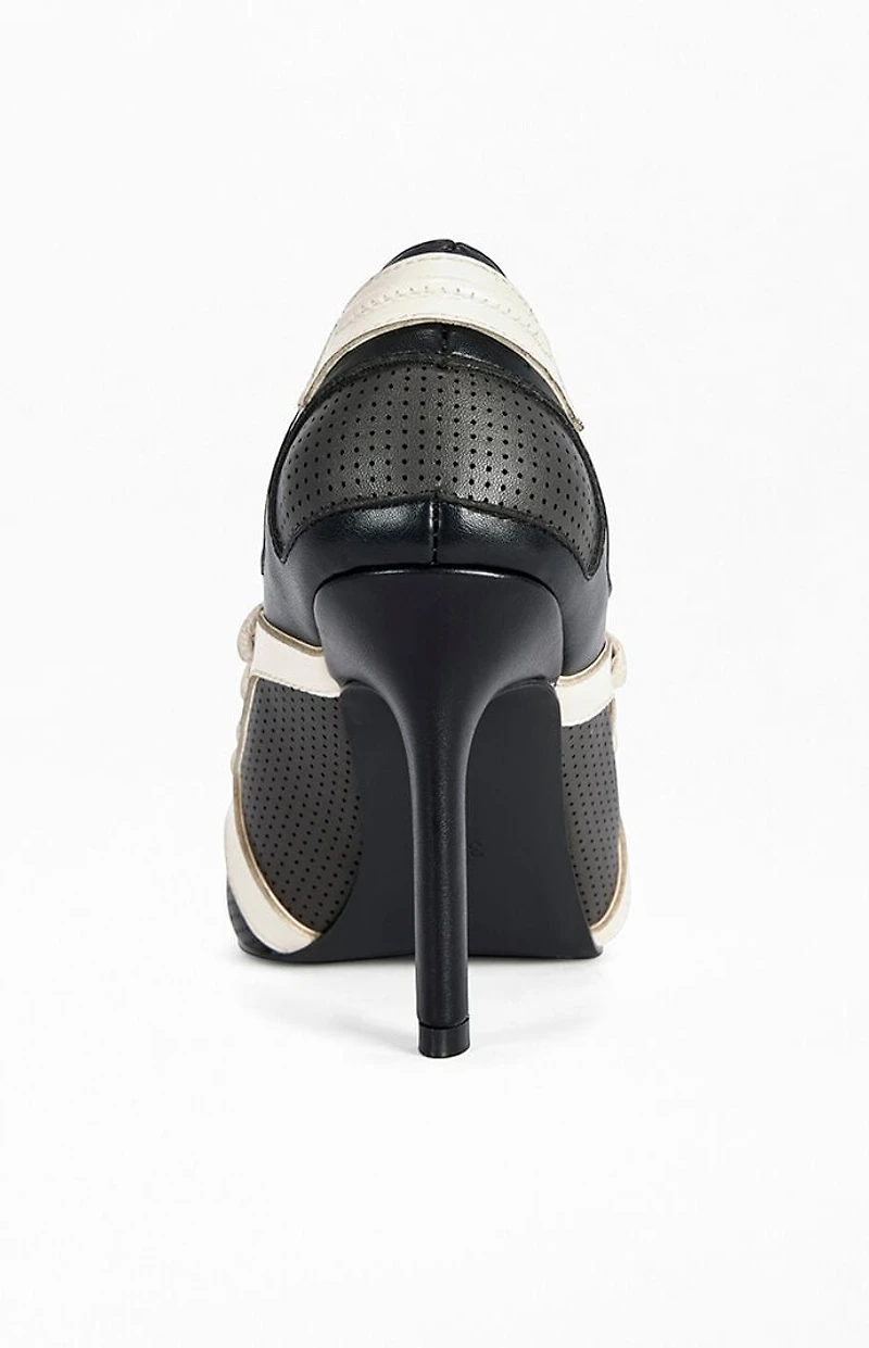 AZALEA WANG Women's Firestring Black Point-Toe Stiletto Pumps