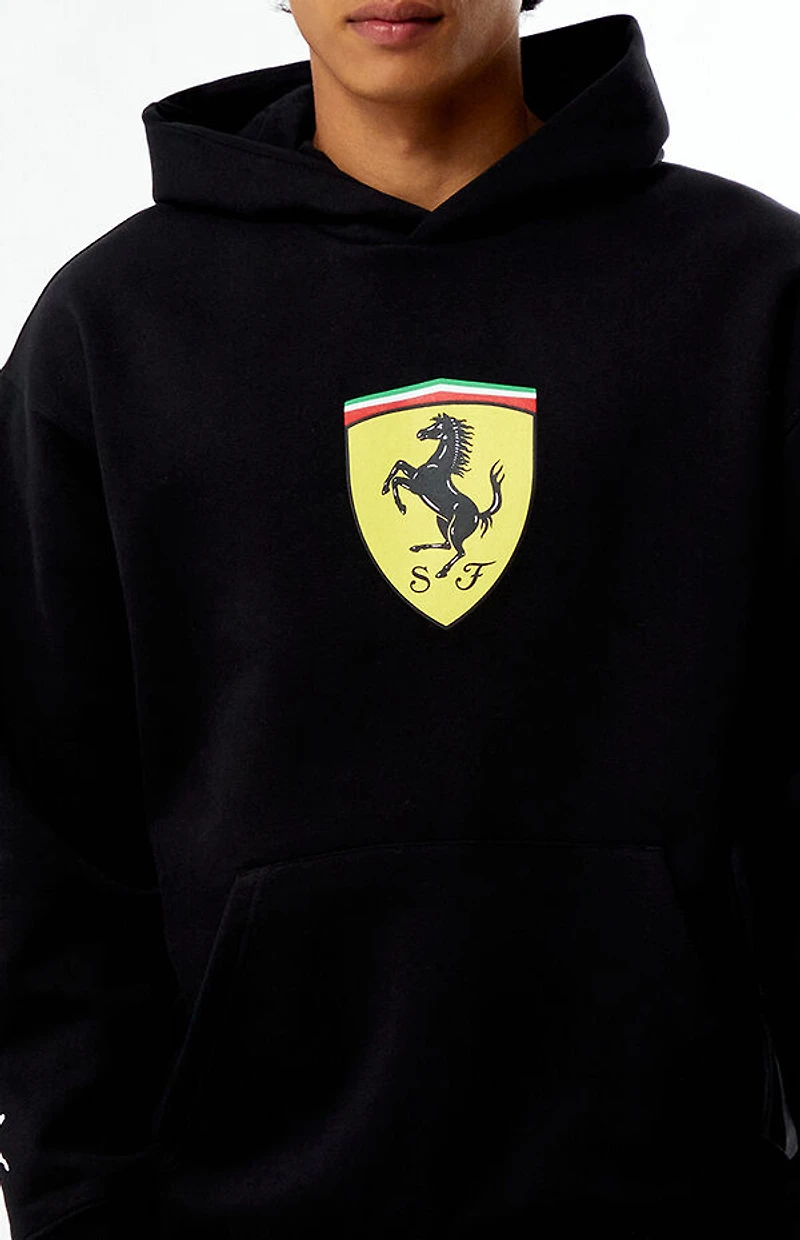 Puma Black Ferrari Shield Hoodie