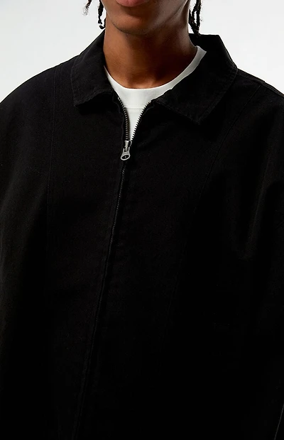Pacsun Black Double Seams Gas Jacket