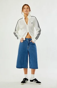 adidas Off White Crochet Track Jacket