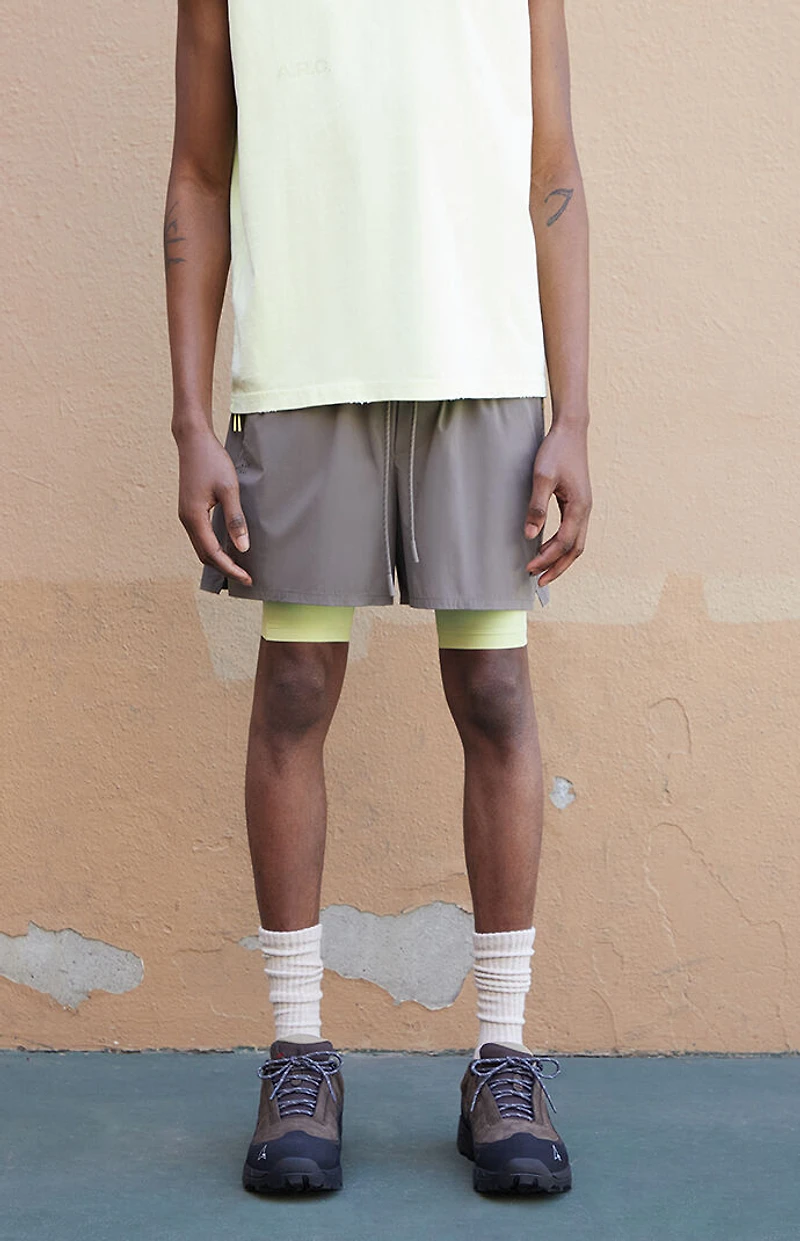 A.R.C. Active Green Running Shorts