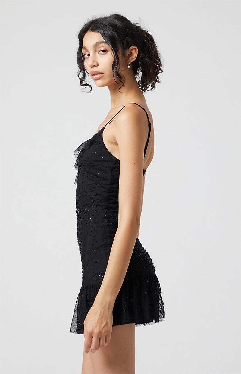 Beverly and Beck Yareli Beaded Mini Dress